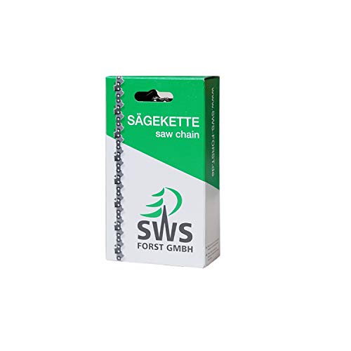 SWS Forst GmbH Sägekette mit Vollmeißelzahn - 72 Treibglieder - geringer Materialverschleiß - hohe Lebensdauer - gehärteter Nietflansch - spezielles Stanzverfahren - perfekt für jede Forstarbeit