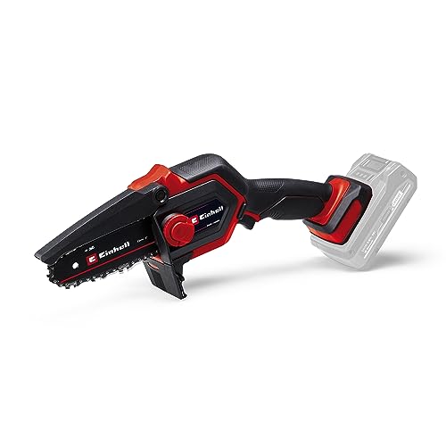 Einhell Akku-Astkettensäge GE-PS 18/15 Li BL-Solo Power X-Change (18 V, Brushless, 12,5 cm Schnittlänge, werkzeugloser Schwert- und Kettenwechsel, ohne Akku)