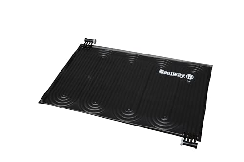 Bestway Flowclear Solar-Poolheizung für Filtersysteme, Clean Sun Powered Pool Pad, Schwarz, 110 x 171 cm
