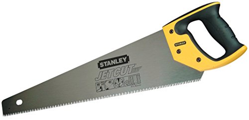 Stanley Jetcut Handsäge grob (450 mm Länge, Hardpointverzahnung, 7 Zähne/Inch, 45°/90°-Anschlag) 2-15-283
