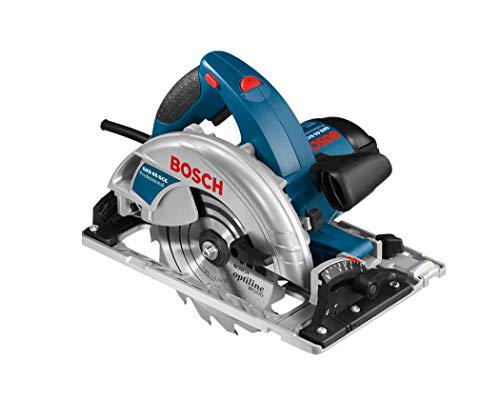 Bosch Professional Handkreissäge GKS 55+ G (1.200 Watt, inkl. 1x Kreissägeblatt, Innensechskant,...