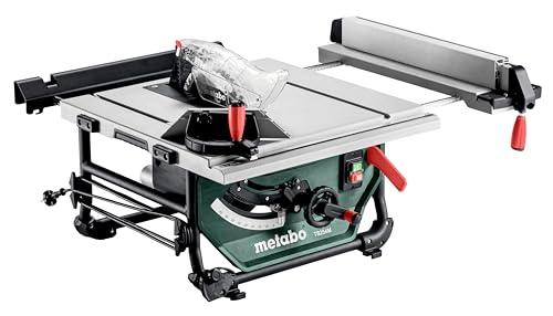 Metabo Tischkreissäge TS 254 M – 610254000 – Kompakt und mobil – bis zu 1.500 Watt, Sägeblatt Ø 254...