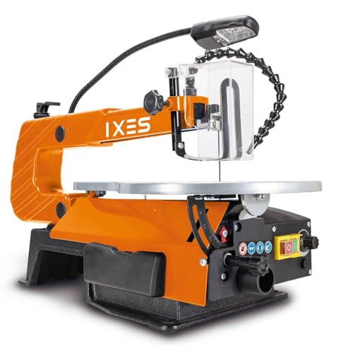 IXES Dekupiersäge IX-DKS1600 Modellbausäge | 120W Leistung | 50mm Schnitthöhe | flexible Gebläsedüse |...