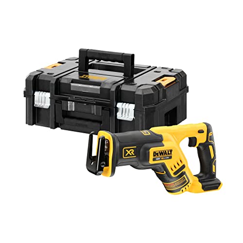 Dewalt 18 Volt Akku-Kompakt-Säbelsäge DCS367NT (kompakte Bauweise, bürstenloser Motor, hohe Schnittgeschwindigkeit durch hohe Durchzugskraft, elektr. Hubzahlregulierung, ohne Akkus u. Ladegerät)