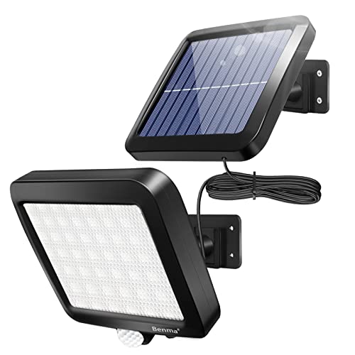 BENMA Solarlampen für Außen, 56 LEDs Solarleuchten 120° Superhelle Solar Wandleuchte mit Bewegungsmelder,...