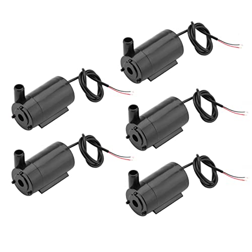 DC-Wasserpumpe 5 V, 5 Stück/Set DC 3 V – 5 V Mini-Wasserpumpe, Tauchpumpe für Aquarium, Brunnen, Aquarium