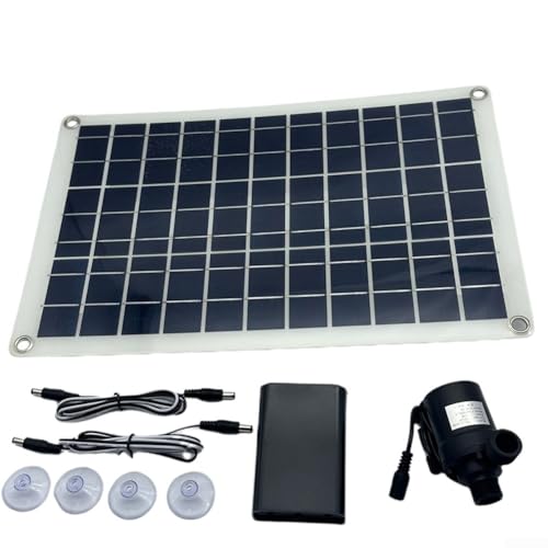 HEIBTENY Hochleistungs 12 V Solar wasserpumpe mit 50W Panel für Teich und Garten