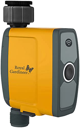 Royal Gardineer Zubehör zu WLAN Ventil: Bewässerungs-Ventilmit Wasserzähler für Bewässerungscomputer BWC-500 (Bewässerungsventile, WLAN Bewässerungsventil, Bewasserung Computer)