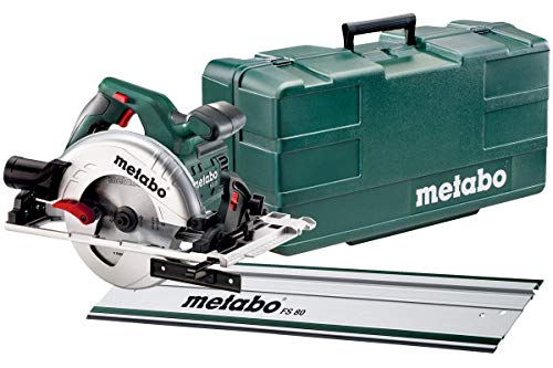 METABO Handkreissäge KS 55 FS Set (691088000); mit Führungsschiene FS 80; Kunststoffkoffer