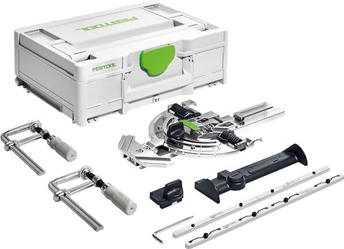 Festool Zubehör-Set SYS3 M 137 FS/2-Set (mit Winkelanschlag, Verbindungsstücke, Abweiser, Schraubzwingen, Rückschlagstopp, Kombi-Innensechskantschlüssel), im Systainer