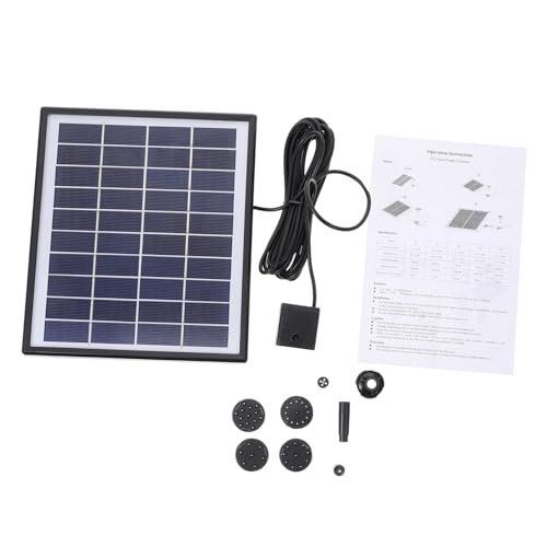 BUTIFULSIC Solarpumpe Für Teich Und Garten Mehrzweck Solarbrunnen Set Solarstrom Wasserbrunnenpumpe Für Vogelbad Wasserfall Bachlauf Und Pool