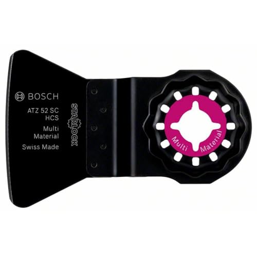 Bosch Professional 10x Schaber ATZ 52 SC (für verhärtete Reste, Breite 52 mm, starr, Zubehör...