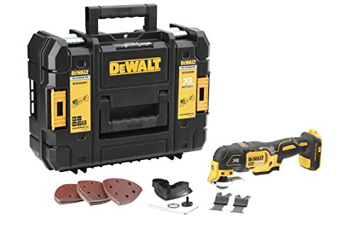 Dewalt 18 Volt oszillierendes Akku Multi-Tool DCS355NT (bürstenloser Motor, werkzeugloser Zubehörwechsel,...