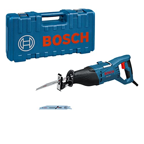 Bosch Professional Säbelsäge GSA 1100 E (Leistung 1100 Watt, inkl. 1x Säbelsägeblatt S 2345 X für Holz,...