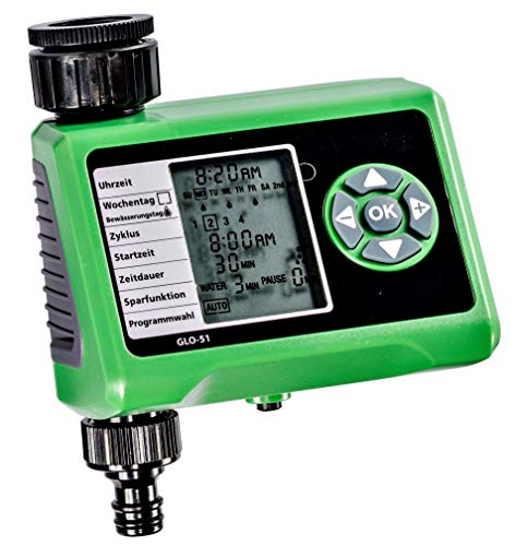 Bewässerungscomputer GLO-51 Display elektronisch automatisch digital