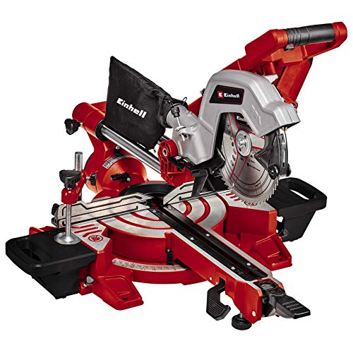 Einhell Zug-Kapp-Gehrungssäge TE-SM 216 Dual (1800 W, max. 65 mm x 305 mm Schnitttiefe/-breite, Ø 216 mm...